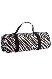 Black & White Stripe Picnic Blanket Black & White Stripes