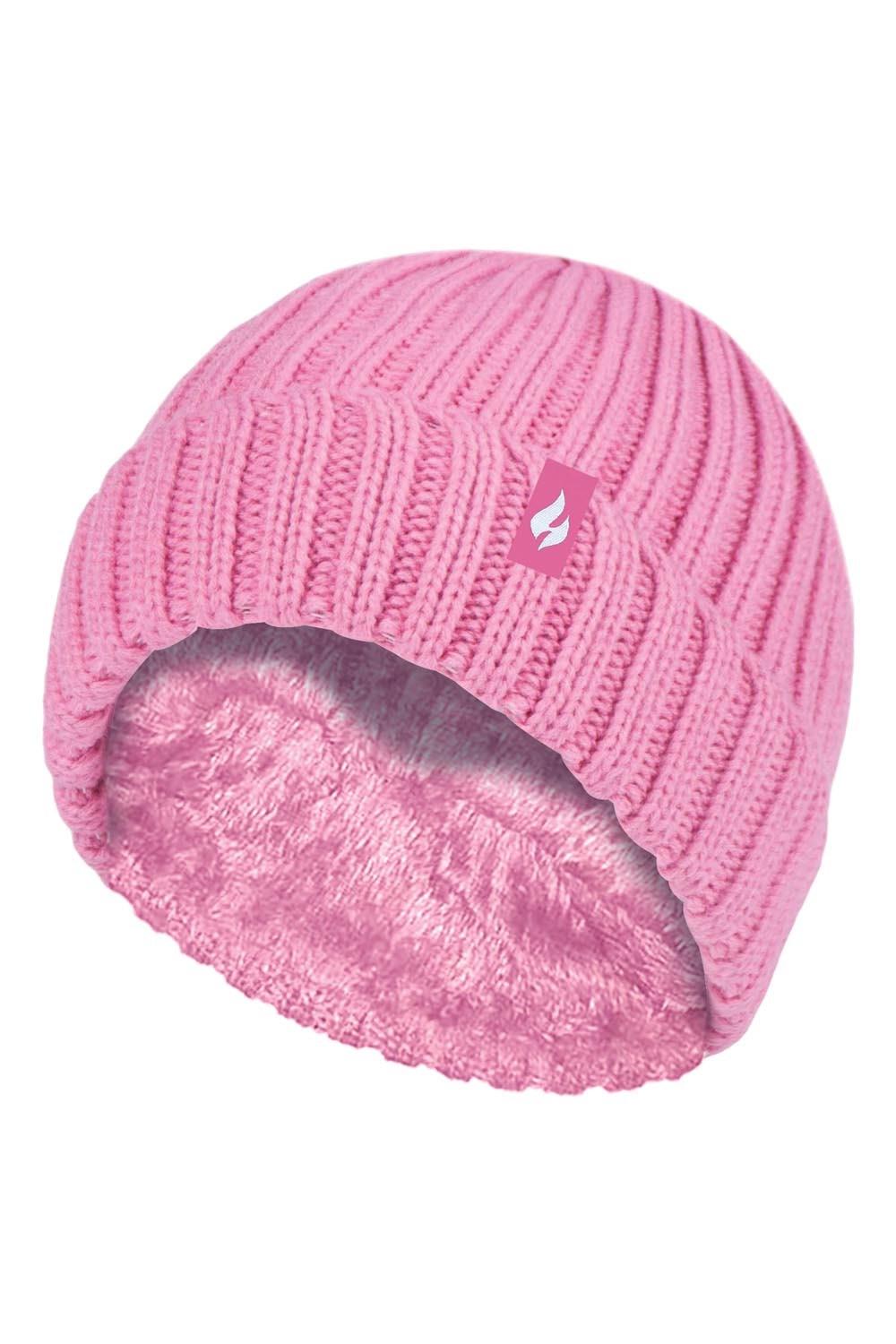Kids Thick Chunky Ribbed Beanie Hat -