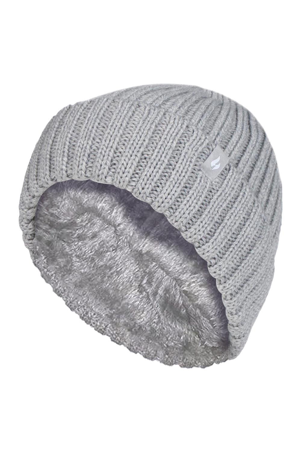 Kids Thick Chunky Ribbed Beanie Hat