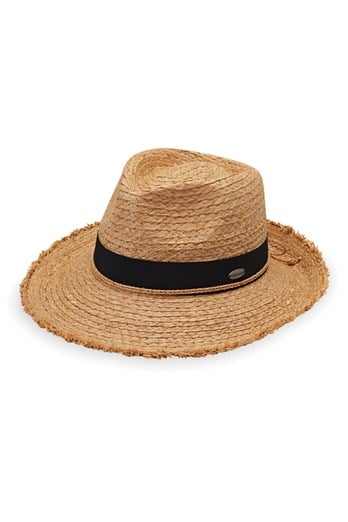 Paloma Raffia Womens UPF50+ UV Hat Camel