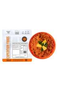 Camping Food Sweet Sour Chicken With Rice Mountain Warehouse GB