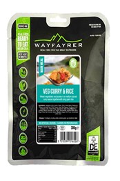 Vegatable Curry & Rice 300g Camping Food 300g Pouch