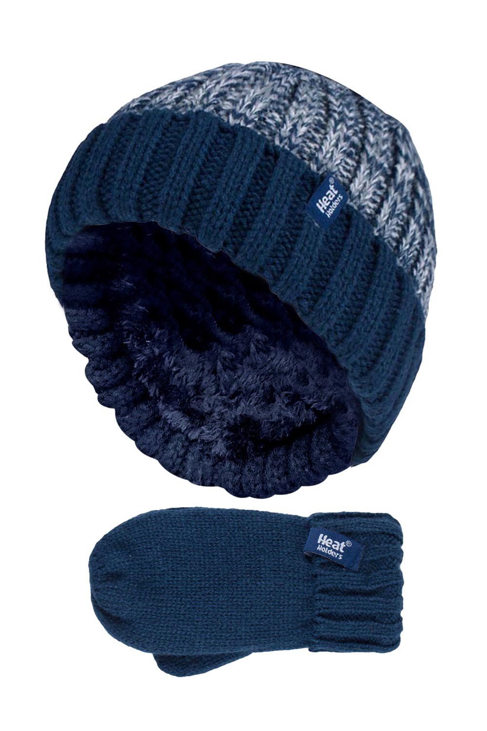 Kids Thermal Warm Hat And Mittens Set