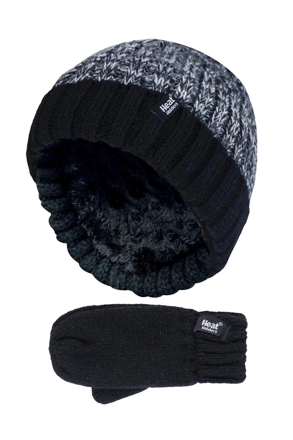 Kids Thermal Warm Hat And Mittens Set -