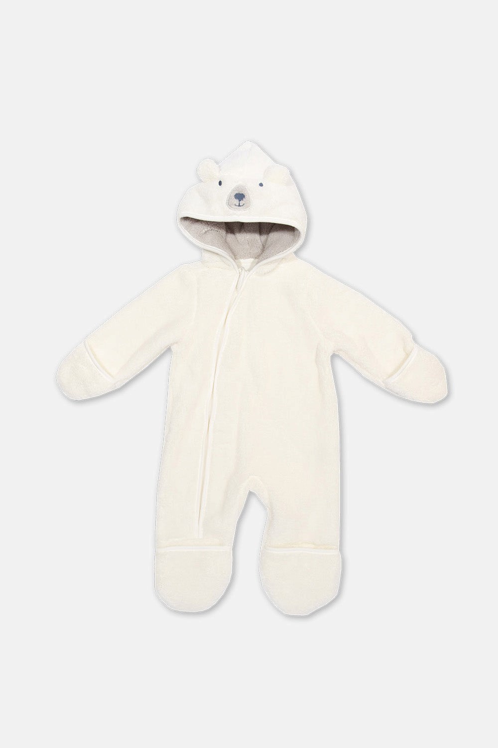 Mr Bear Baby Fleece Onesie -