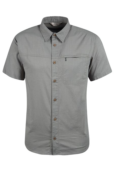 Mountain Warehouse Men Linen Short Sleeve Shirt