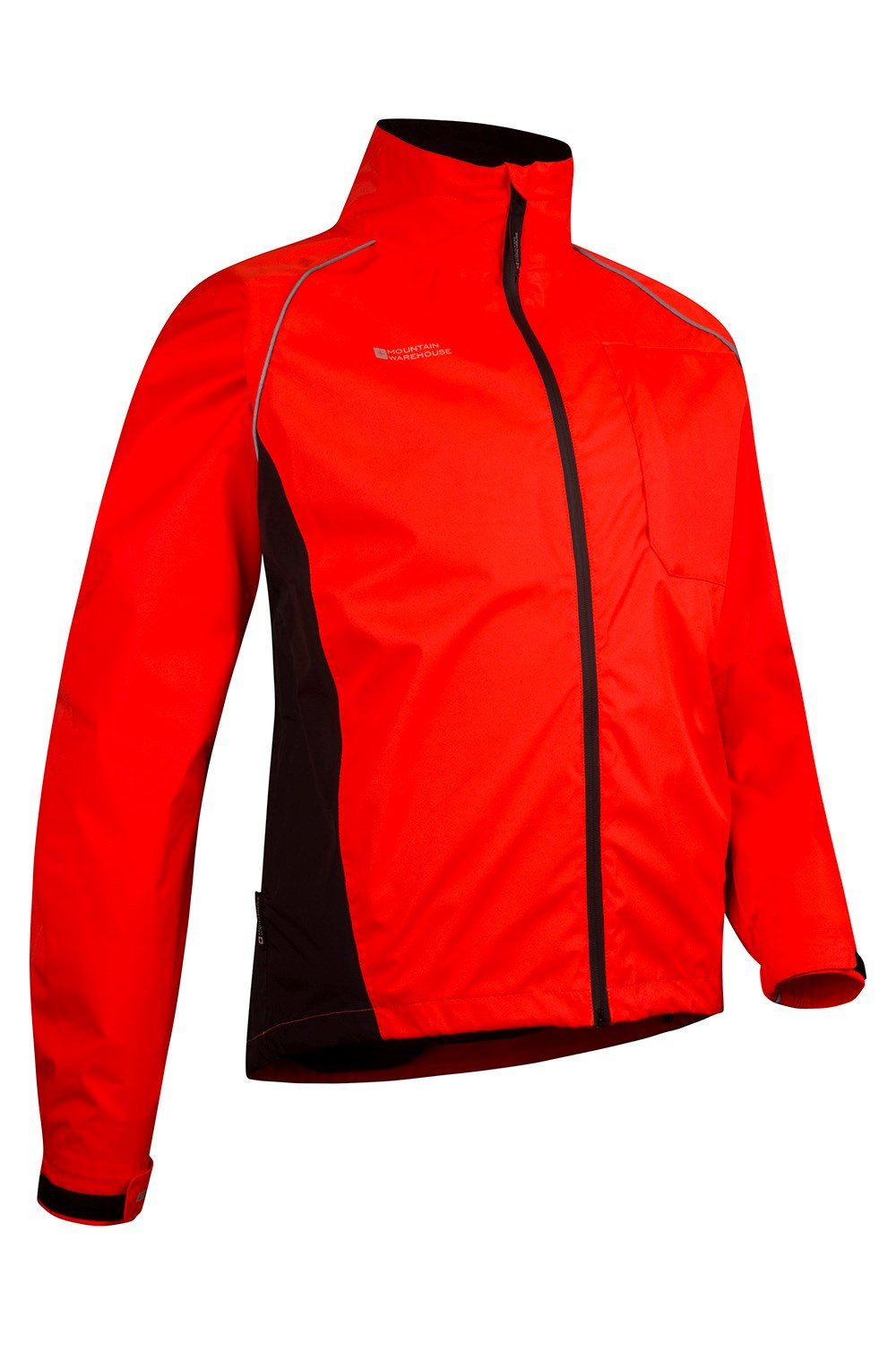Mountain Warehouse Adrenaline Mens Bike Jacket Coat in Red with Pit ...