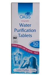 Tabletki do oczyszczania wody Oasis