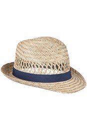Sombrero de Sol Hombres Trilby Straw - Beis