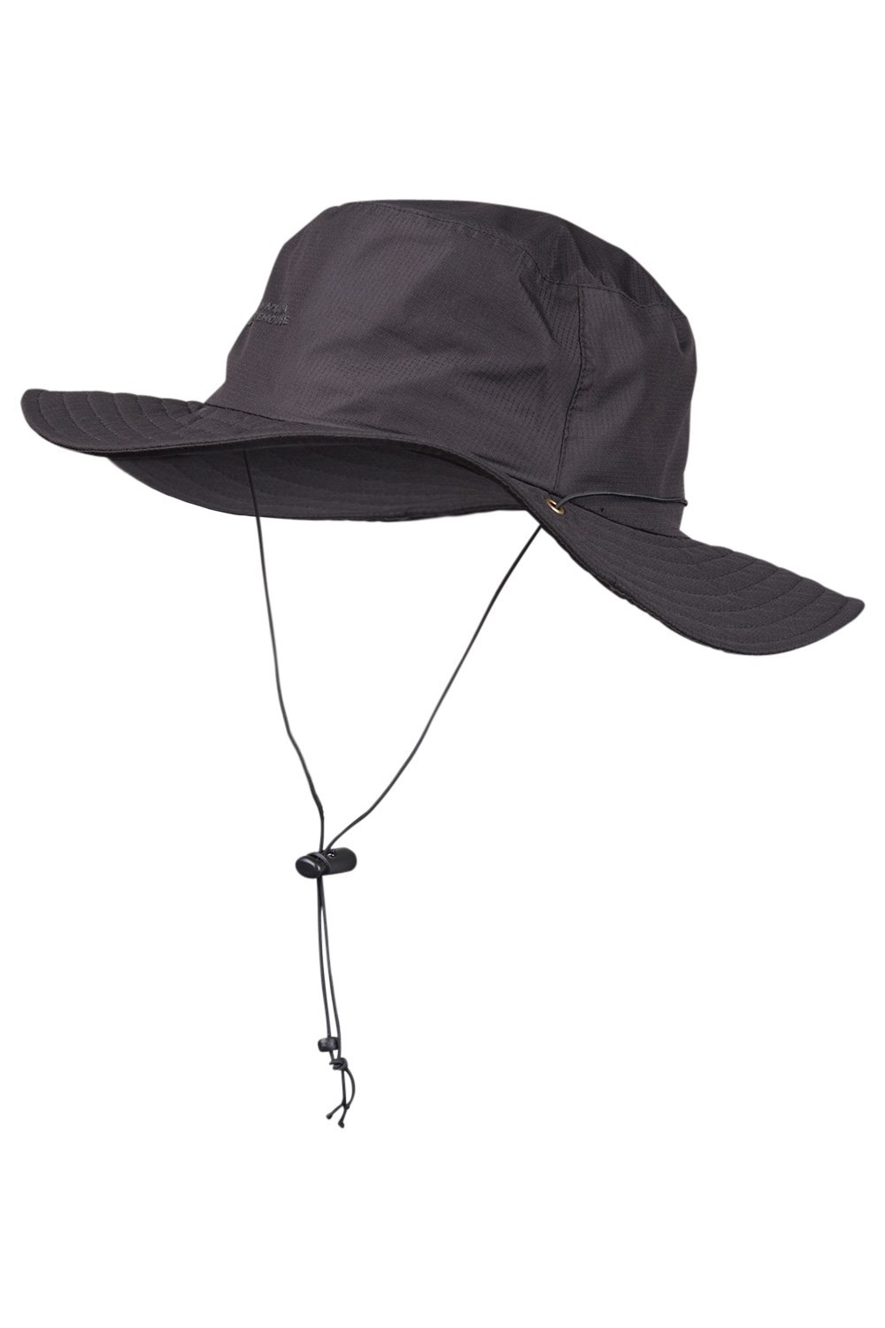 SUNDERLAND Men's Waterproof Wide Brim Bucket Hat in Black, Size Small