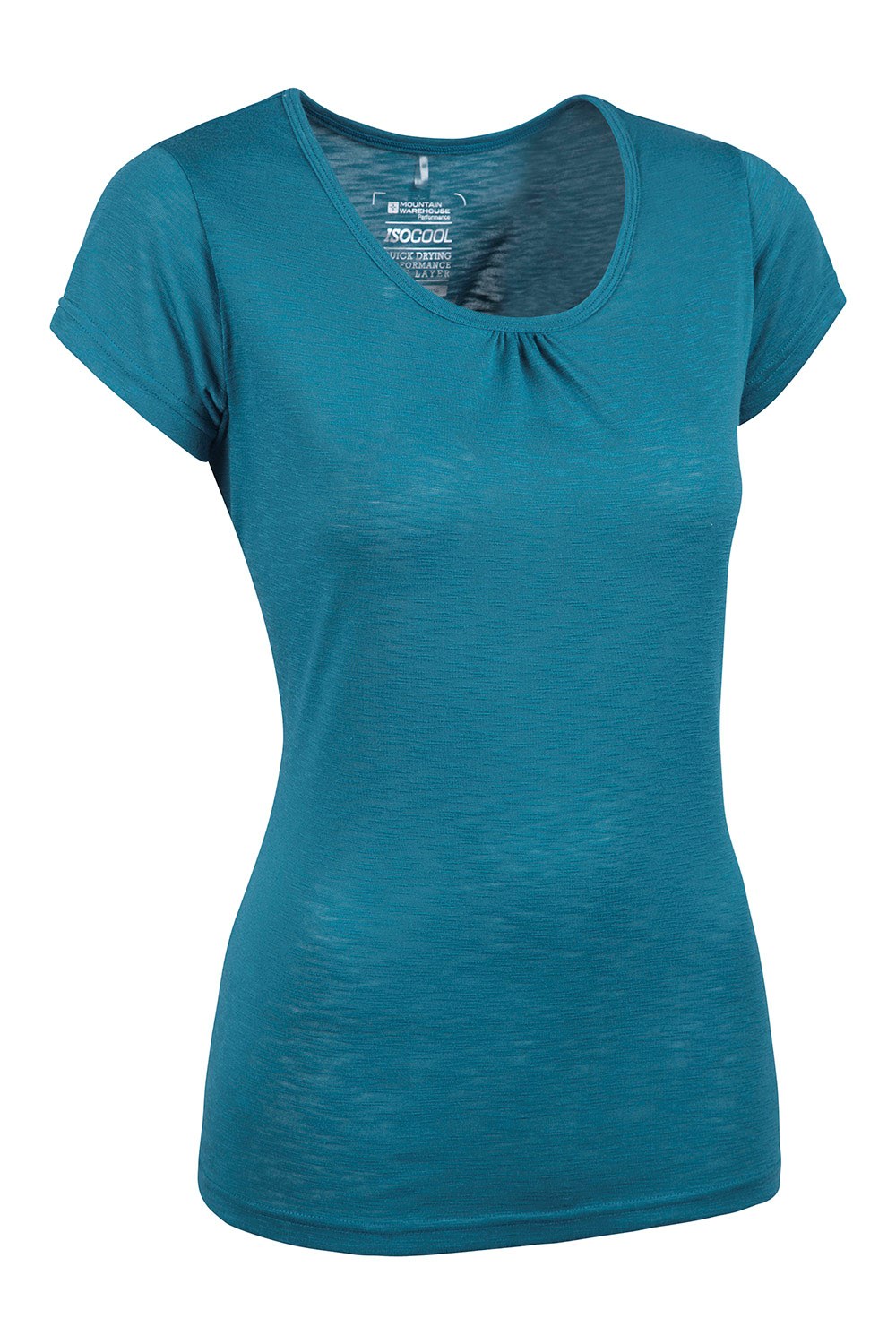 Mountain Warehouse Agra Camiseta para Mujer para Deportes al Aire Libre Absorbente Ligera de Verano Transpirable Senderismo y Uso Informal Secado rápido 