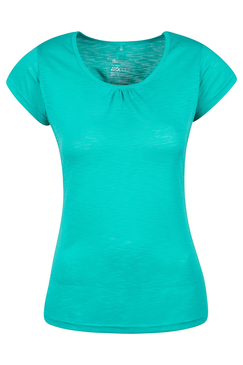 Senderismo y Uso Informal Mountain Warehouse Agra Camiseta para Mujer Secado rápido para Deportes al Aire Libre de Verano Transpirable Absorbente Ligera 