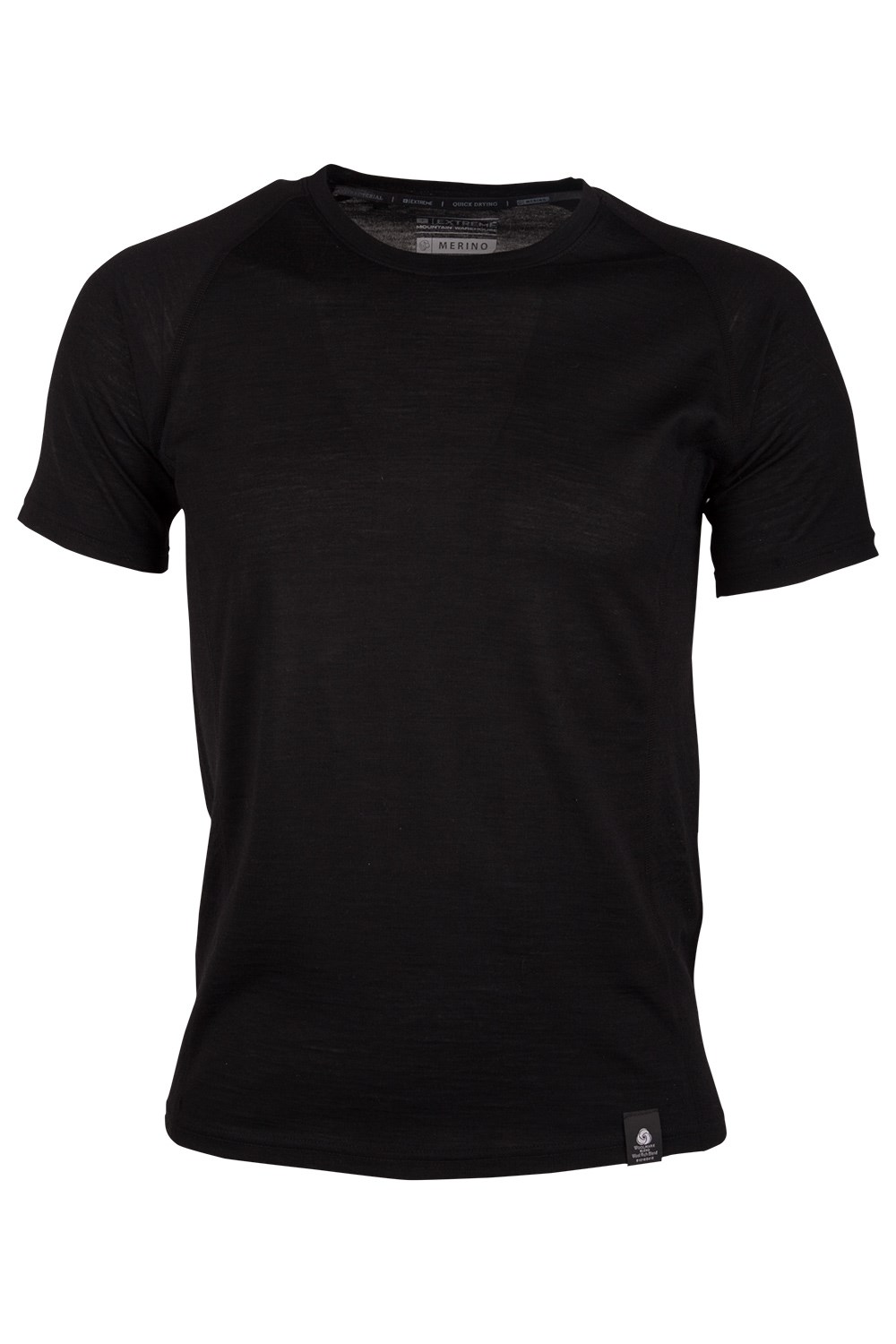 Męski T-shirt Merino  - Black