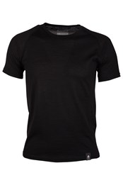 Summit Mens Merino T-Shirt Black