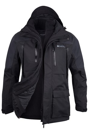 mens jacket waterproof jackets extreme correspondent warehouse mountain mountainwarehouse outdoor clothing bracken melange