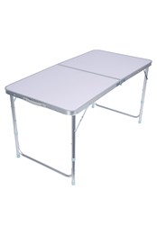 Rectangular Resin Folding Table White