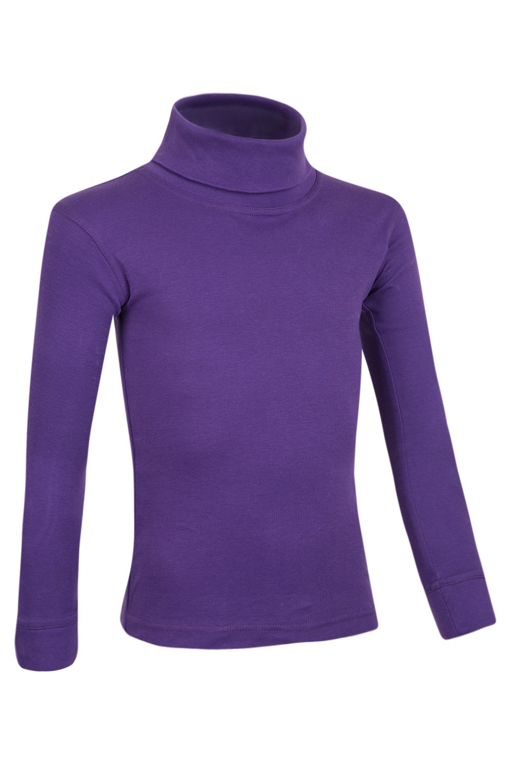 Extremely Soft Perfect for Children This Winter 100% Cotton Thermal Baselayer Lightweight Breathable Mountain Warehouse Meribel Kids Cotton Roll Neck Top 