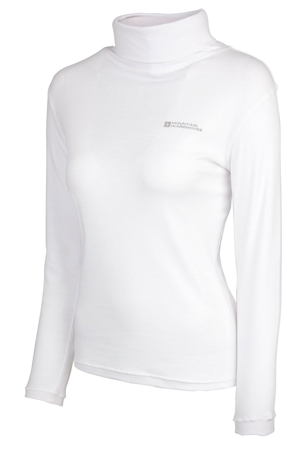 Mountain Warehouse Wms Meribel Womens Cotton Roll Neck Top Multipack In Black